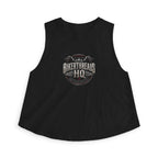 Women’s Crop Top — BikerThreads HQ Vintage Motorcycle Logo Tank