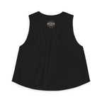 Women’s Crop Top — BikerThreads HQ Vintage Motorcycle Logo Tank