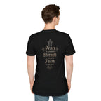 BikerThreads HQ Peace, Strength, Faith Tee