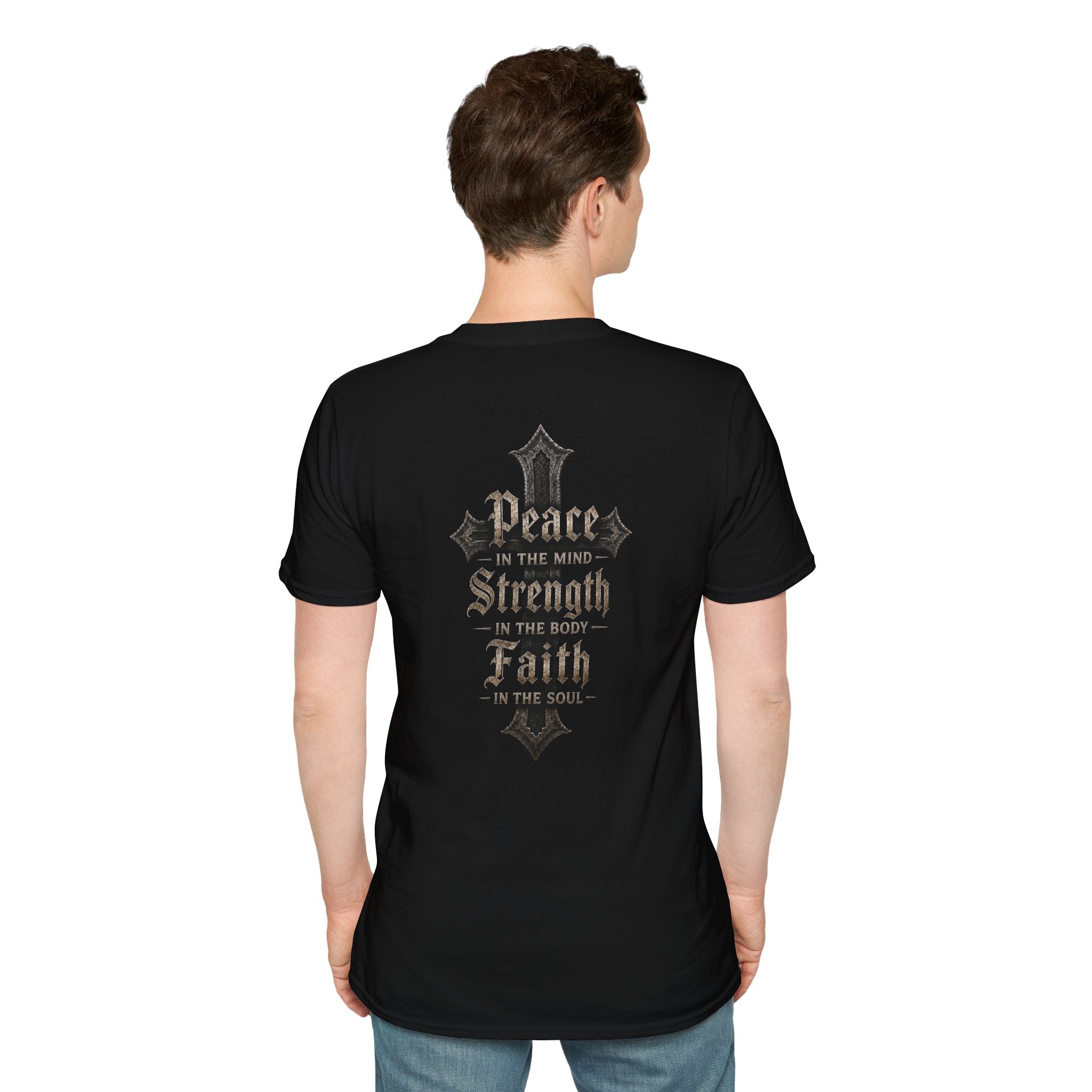 BikerThreads HQ Peace, Strength, Faith Tee