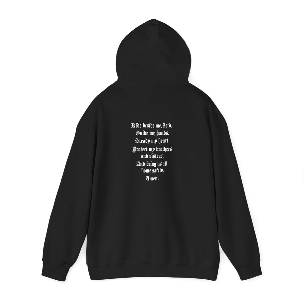 Bikerthreads HQ Biker Prayer Hoodie