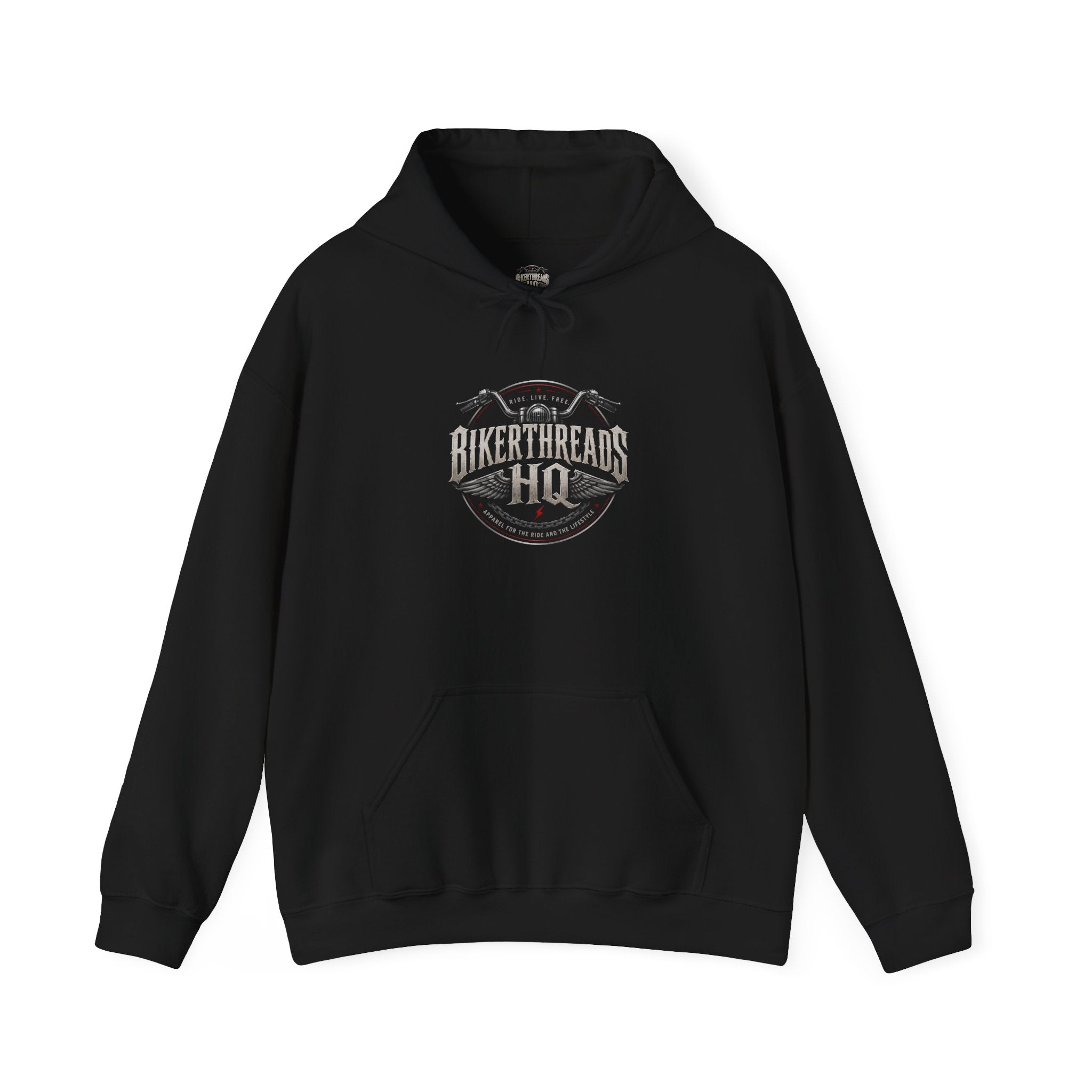 BikerThreads HQ Faith Fueled Freedom Driven Hoodie