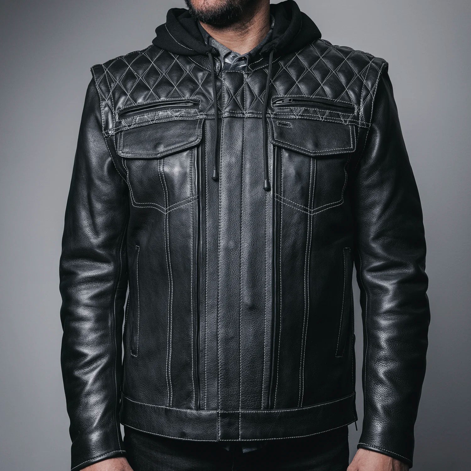 Men's Covered Snaps Custom Jacket