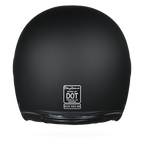 D.O.T. & ECE Daytona Retro Jet- Dull Black