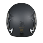 DOT Approved Daytona Cruiser Open Face Motorcycle Helmet - Men, Women & Youth - With Visor & Graphics - W/ Wild Soul