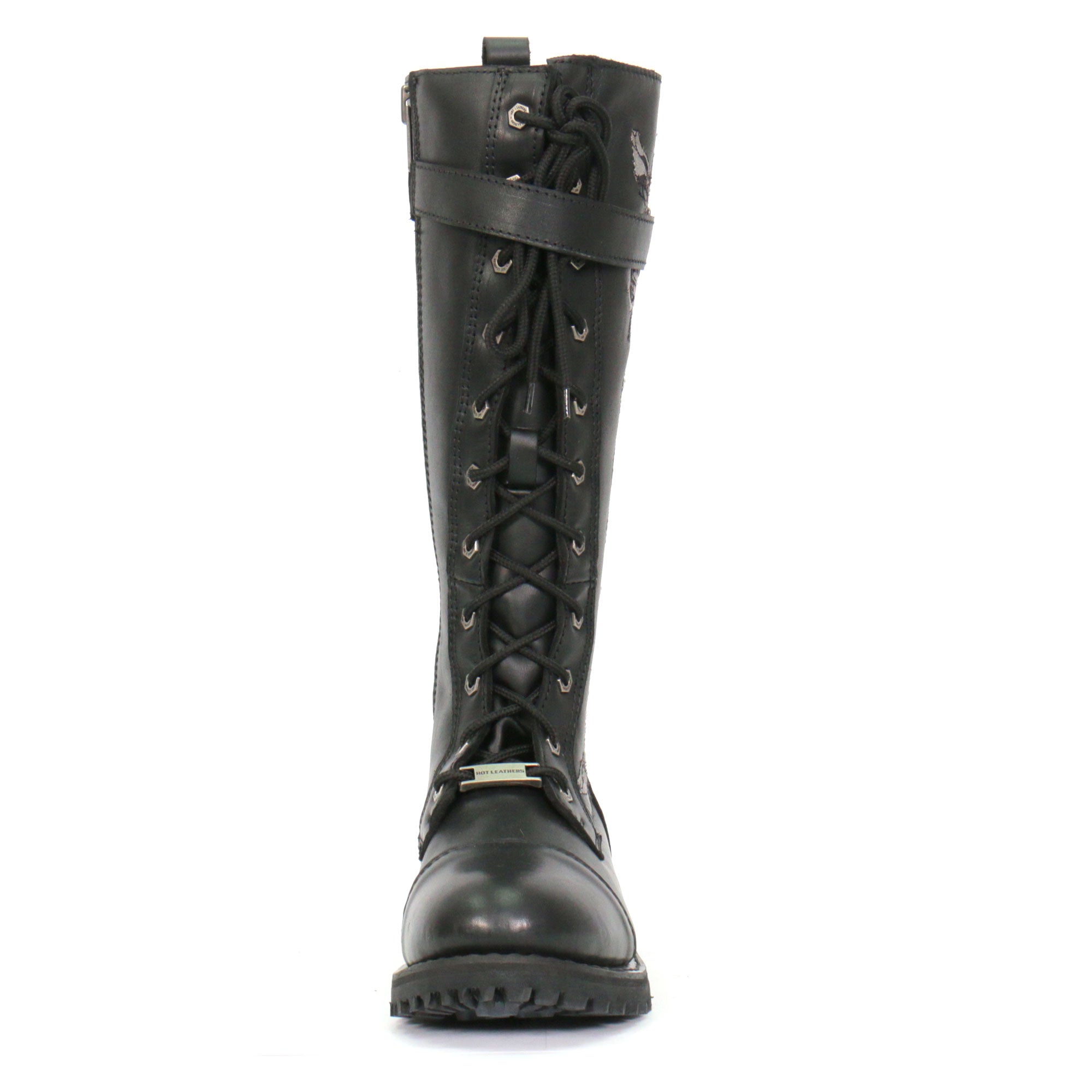Ladies Wild Rose Black Knee-High Boots - BTL1007