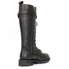 Ladies Wild Rose Black Knee-High Boots - BTL1007