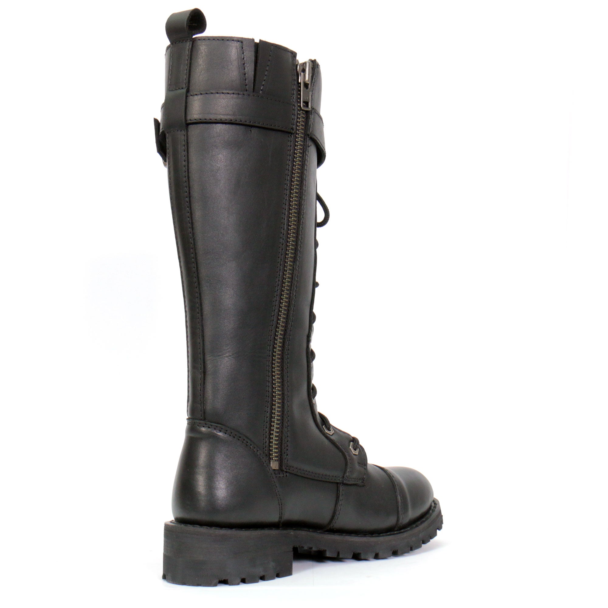 Ladies Wild Rose Black Knee-High Boots - BTL1007
