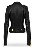 Black Leather Jacket for Women