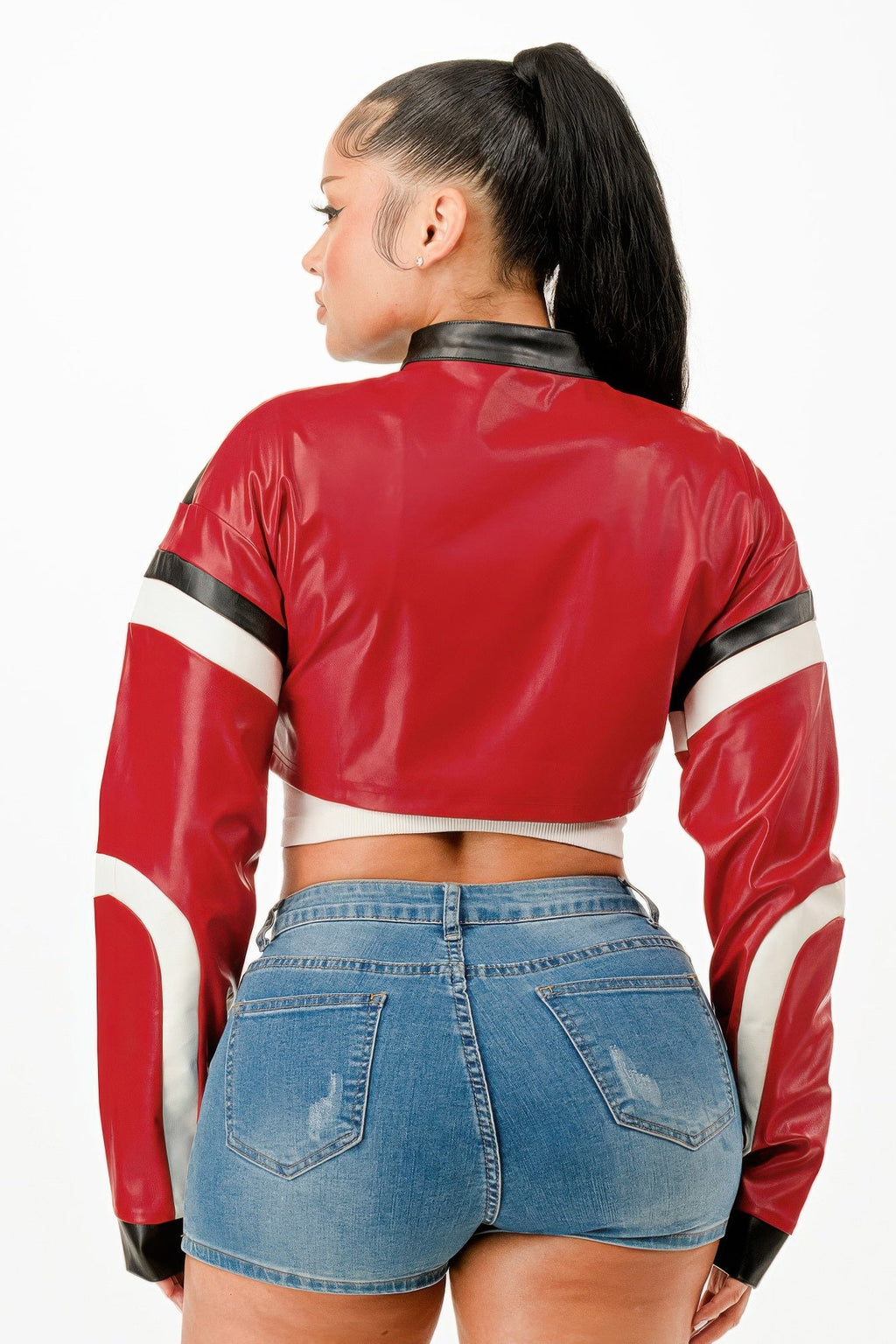 Trendy Zip-Up Moto Jacket