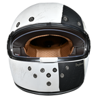 D.O.T. & ECE Daytona Retro Full Face Motorcycle Helmet: Vintage Style for Men, Women, & Youth - W/ Blitz