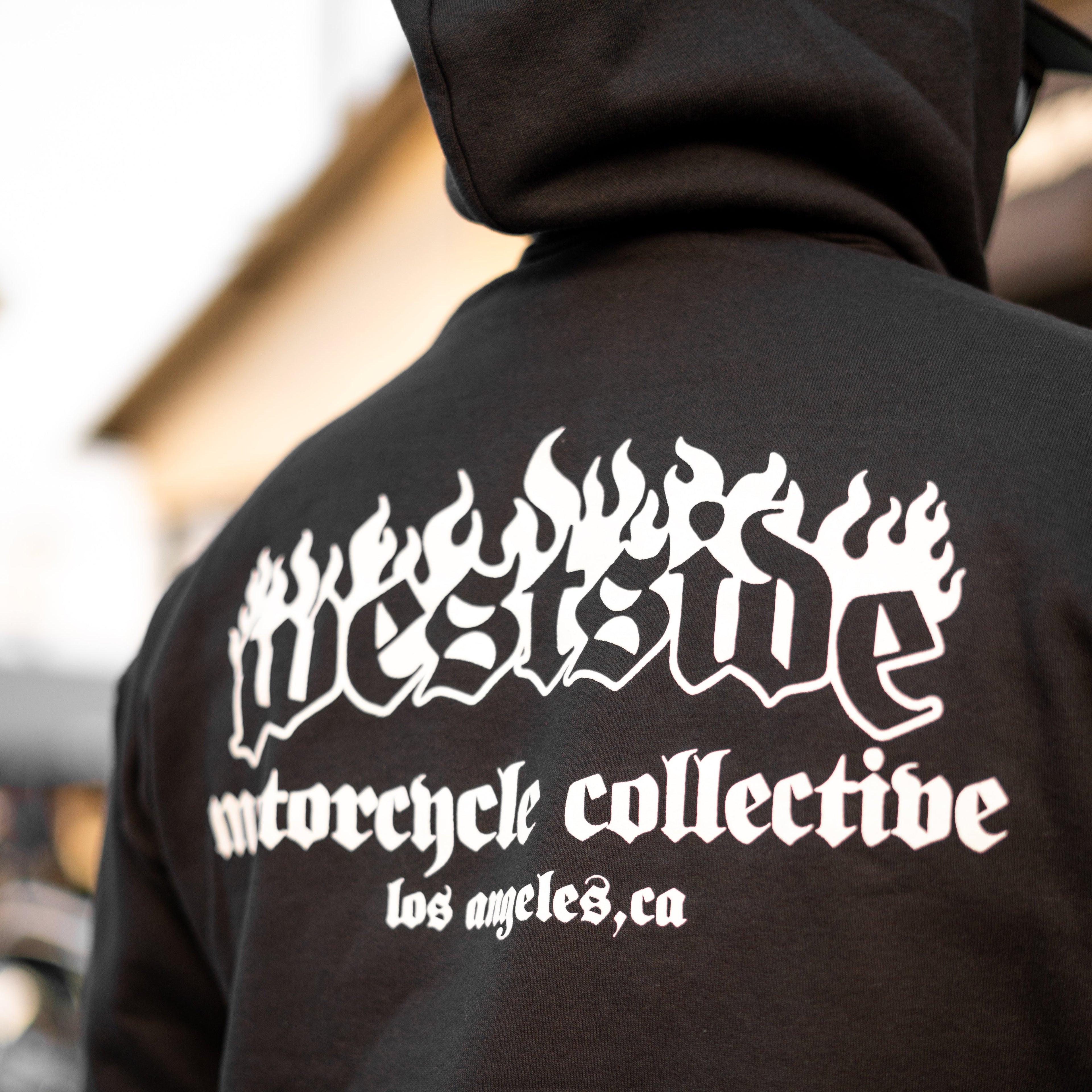 Westside Bold Motorcycle Graphic Hoodie
