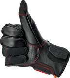 BILTWELL Borrego Gloves - Redline - Small 1506-0108-302
