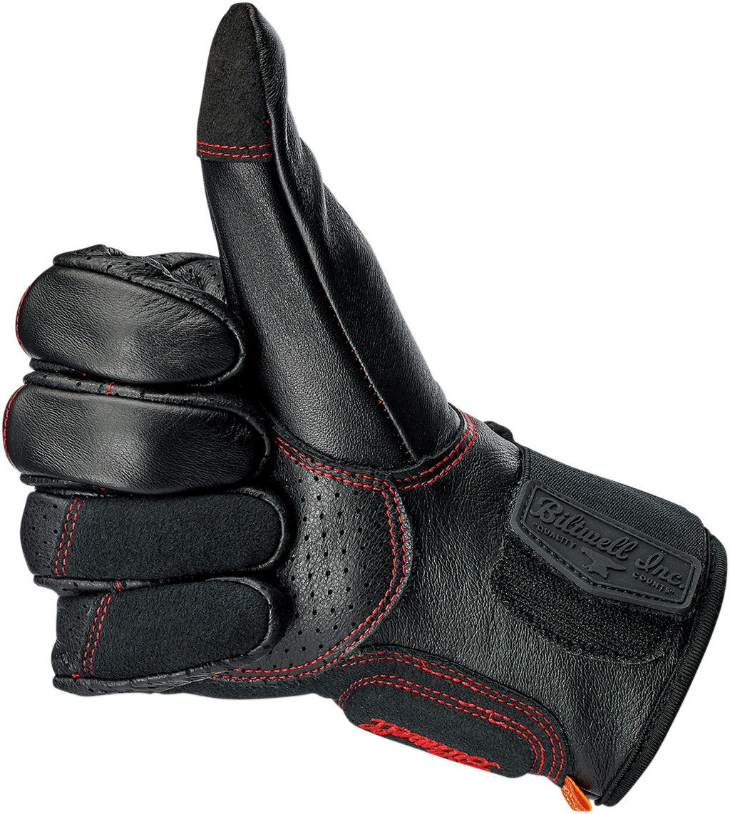 BILTWELL Borrego Gloves - Redline - XL 1506-0108-305