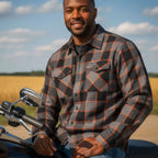 Hot Leathers Men's 'Hell Junction' Multi/Color Cotton Flannel Shirt - Button Front - Riding/Casual/ Work Wear - FLM2020