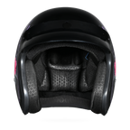 DOT Approved Daytona Cruiser Open Face Motorcycle Helmet - Men, Women & Youth - With Visor & Graphics - W/ Butterfly