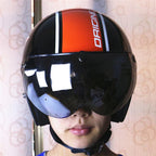 Universal 3-Snap Visor for Open-Face Motorcycle Helmet