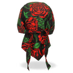 Hot Leathers Roses Lightweight Headwrap HWH1119