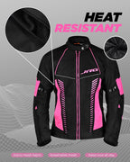Diana Women's Motorcycle Jacket (Pink)