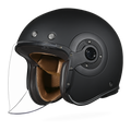 D.O.T. & ECE Daytona Retro Jet- Dull Black