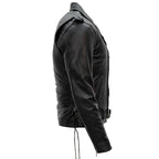 Hot Leathers JKM1002 Classic Men’s Motorcycle Leather Jacket with Zip Out Lining