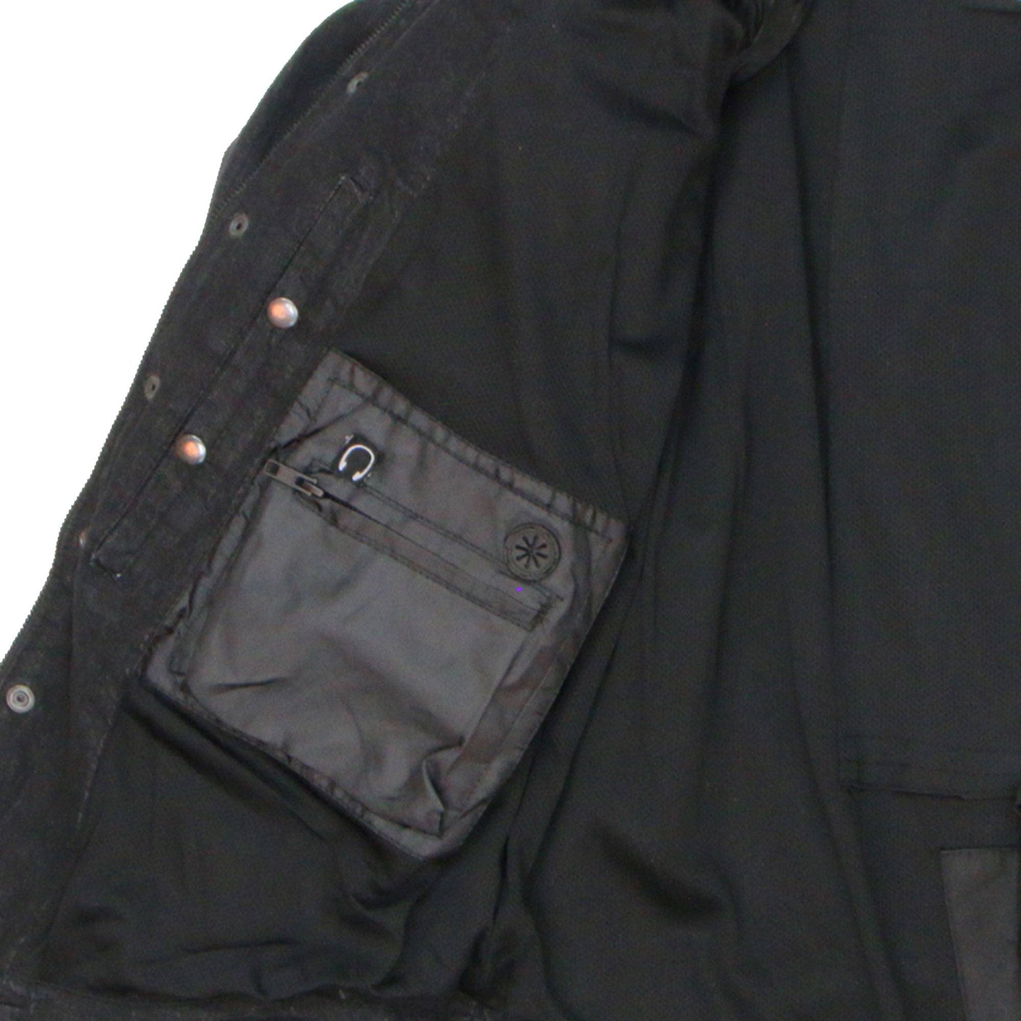 Hot Leathers Men's 'Backroad' Black Cotton Flannel Shirt - Button Front - Riding Protective Wear - JKM3009