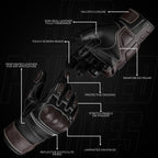 Ninja Leather Motorcycle Gloves
