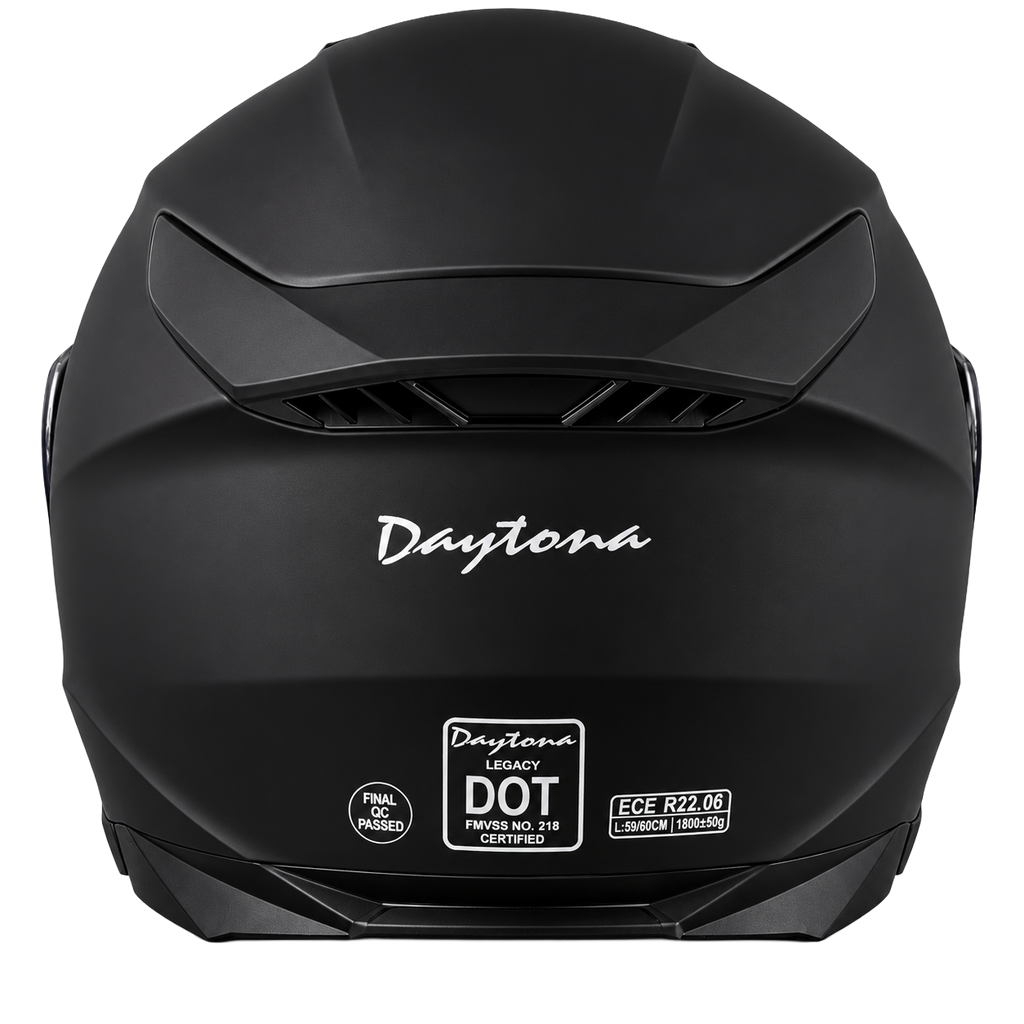 D.O.T. & ECE Daytona Legacy- Dull Black