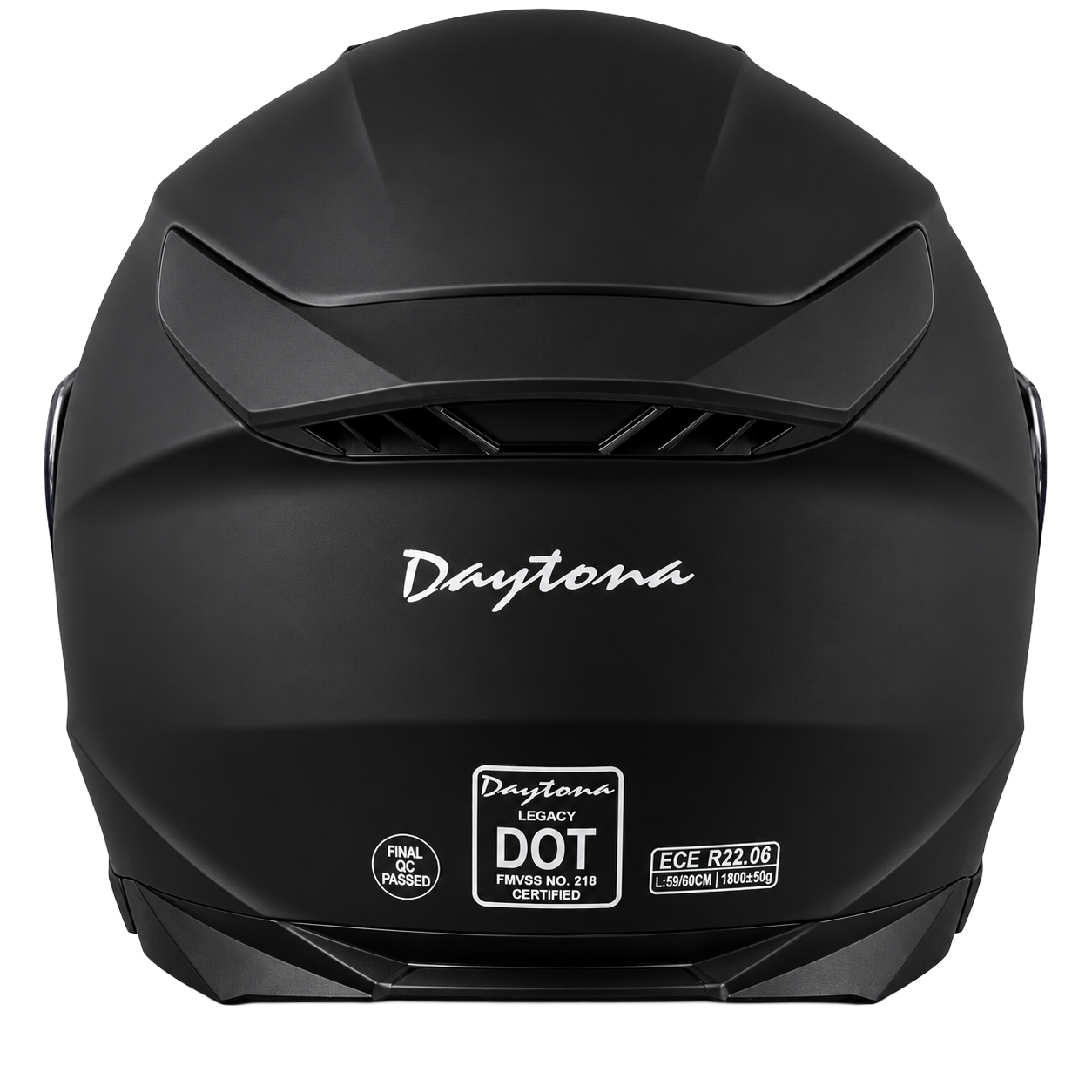 D.O.T. & ECE Daytona Legacy- Dull Black