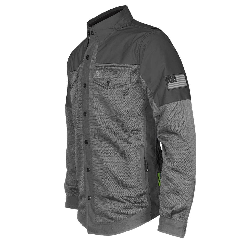 Summer Mesh Reflective Shirt Dark Grey Nebula