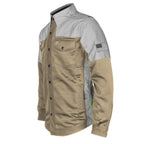 Summer Mesh Reflective Shirt Khaki Eclipse