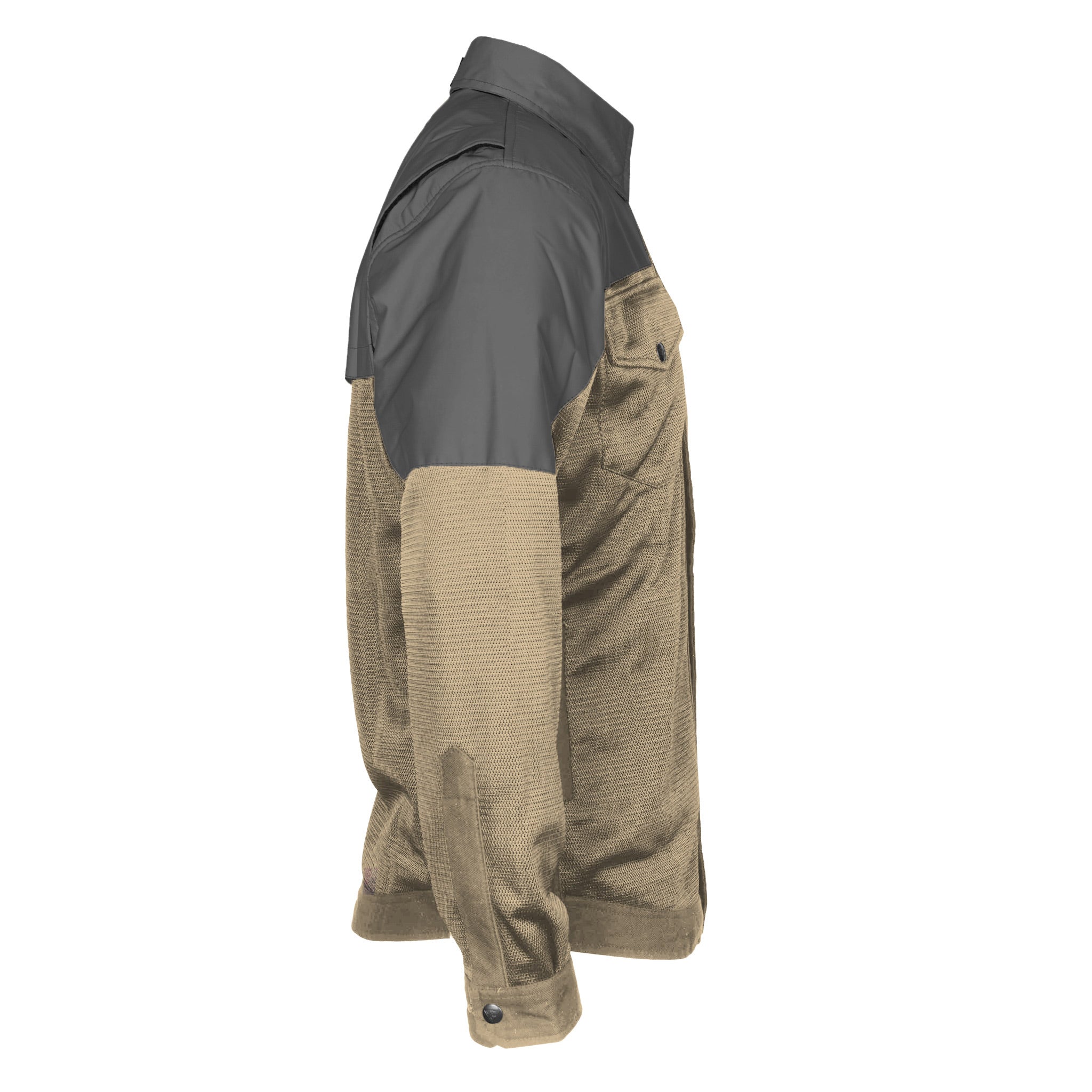 Summer Mesh Reflective Shirt Khaki Nebula