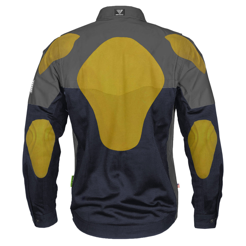 Summer Mesh Reflective Shirt Navy Blue Nebula
