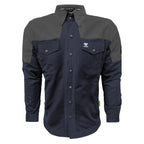 Summer Mesh Reflective Shirt Navy Blue Nebula