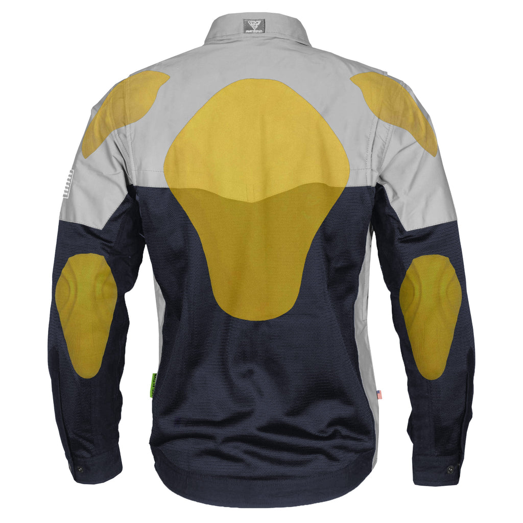 Summer Mesh Reflective Shirt Navy Blue Eclipse