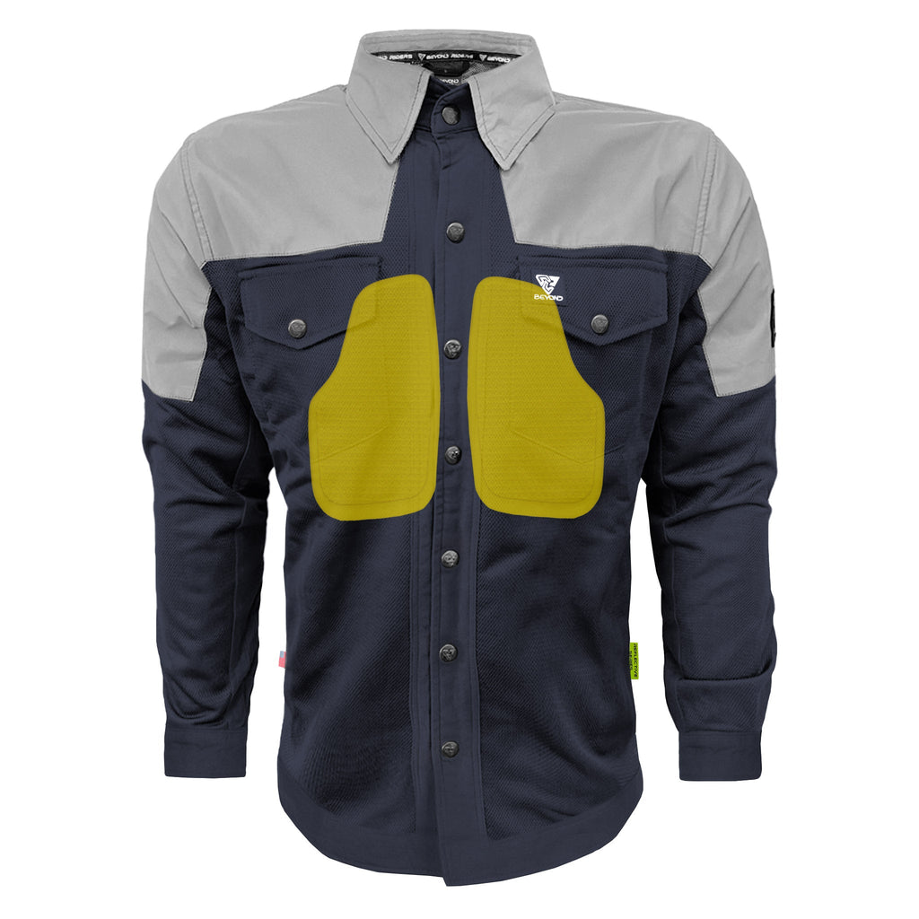 Summer Mesh Reflective Shirt Navy Blue Eclipse
