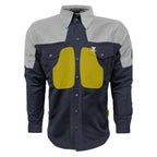 Summer Mesh Reflective Shirt Navy Blue Eclipse
