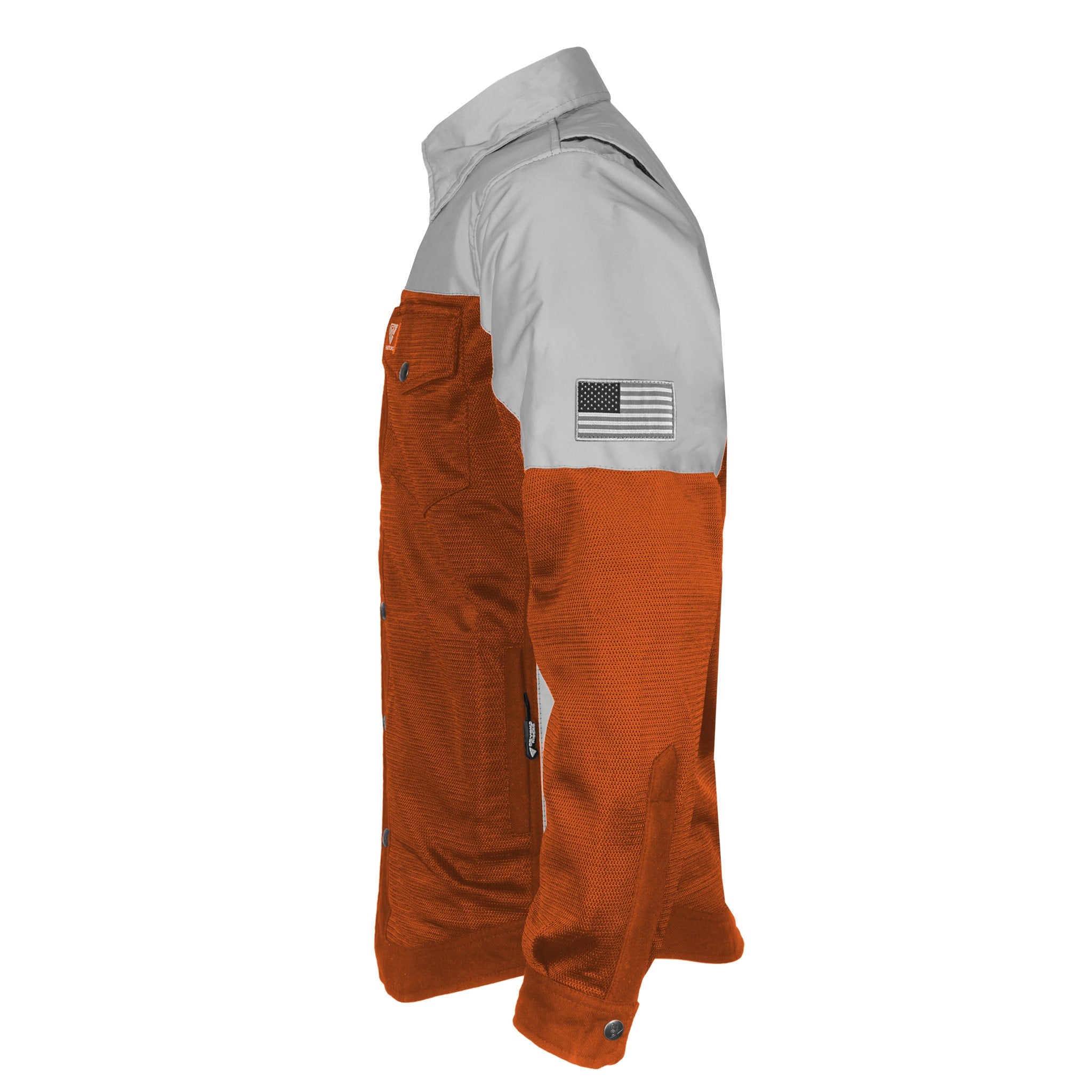 Summer Mesh Reflective Shirt Orange Eclipse