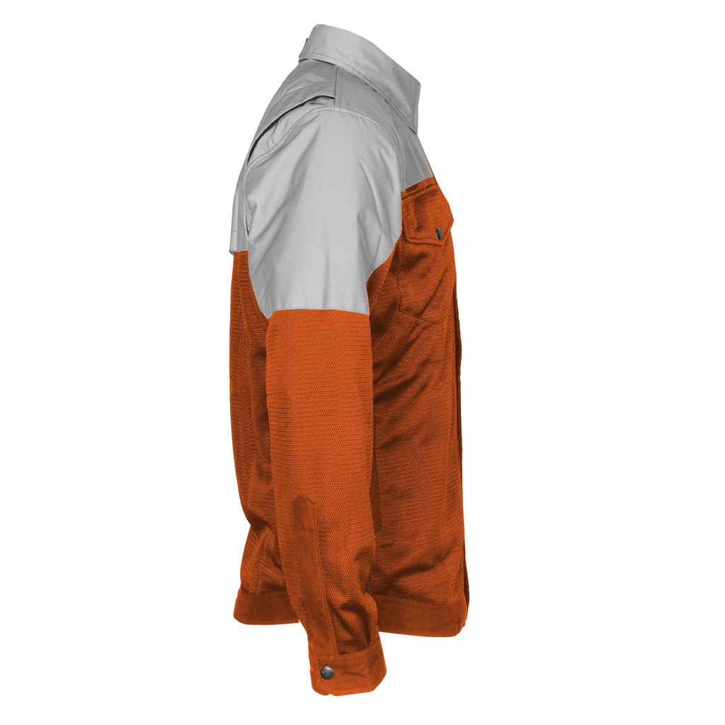 Summer Mesh Reflective Shirt Orange Eclipse
