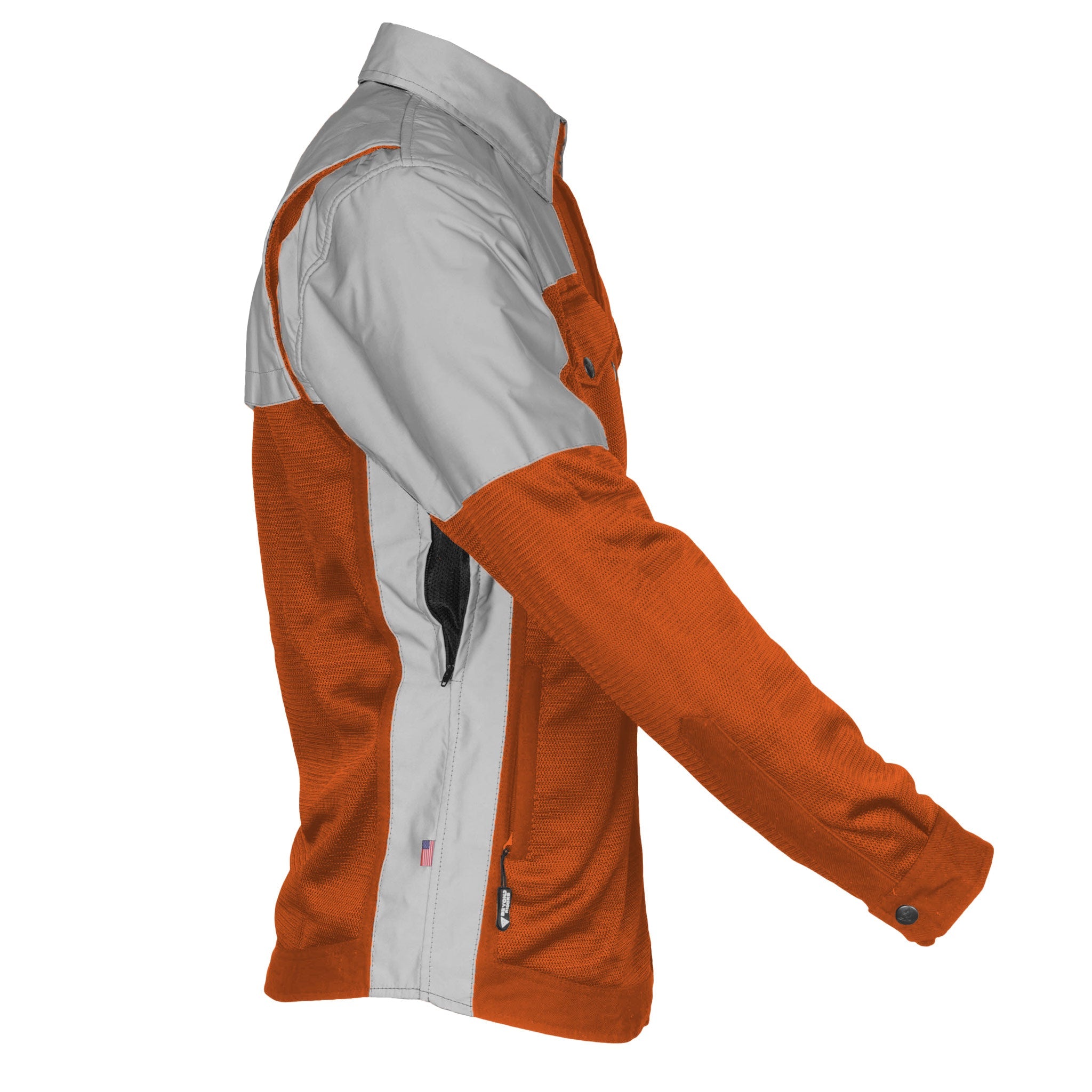 Summer Mesh Reflective Shirt Orange Eclipse