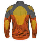 Summer Mesh Reflective Shirt Orange Nebula