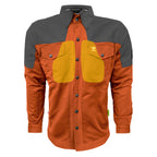 Summer Mesh Reflective Shirt Orange Nebula