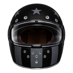 D.O.T. & ECE Daytona Retro Full Face Motorcycle Helmet: Vintage Style for Men, Women, & Youth - W/ Captain America Stealth