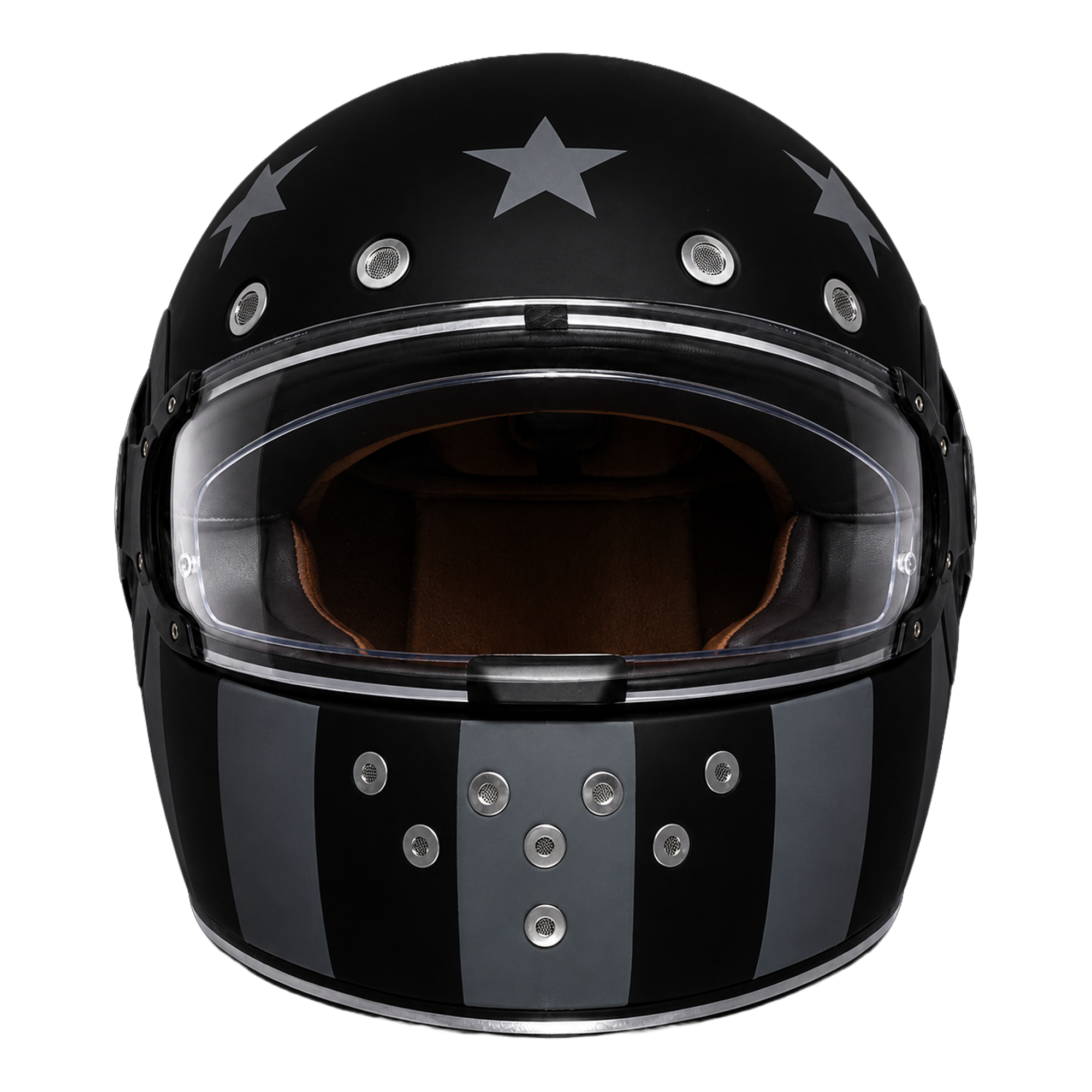 D.O.T. & ECE Daytona Retro Full Face Motorcycle Helmet: Vintage Style for Men, Women, & Youth - W/ Captain America Stealth