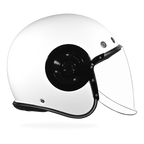 D.O.T. & ECE Daytona Retro Jet- Hi-Gloss White