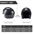 Carbon Fiber Retro Motorcycle Helmet