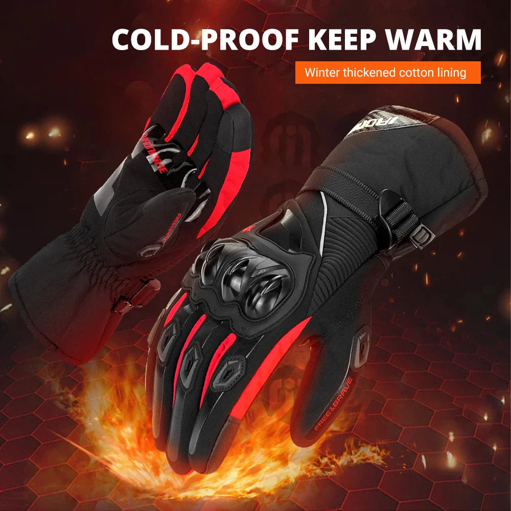 Warm Winter Waterproof Windproof Anti-Slip Gloves