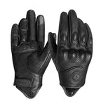 Vintage Real Leather Breathable Touchscreen Gloves