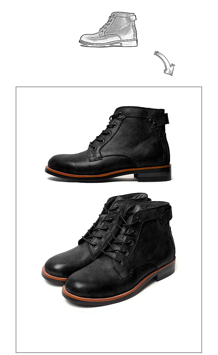 Retro Punk Motorcycle Boot