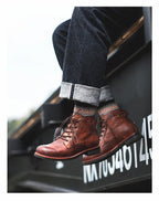 Retro Punk Motorcycle Boot